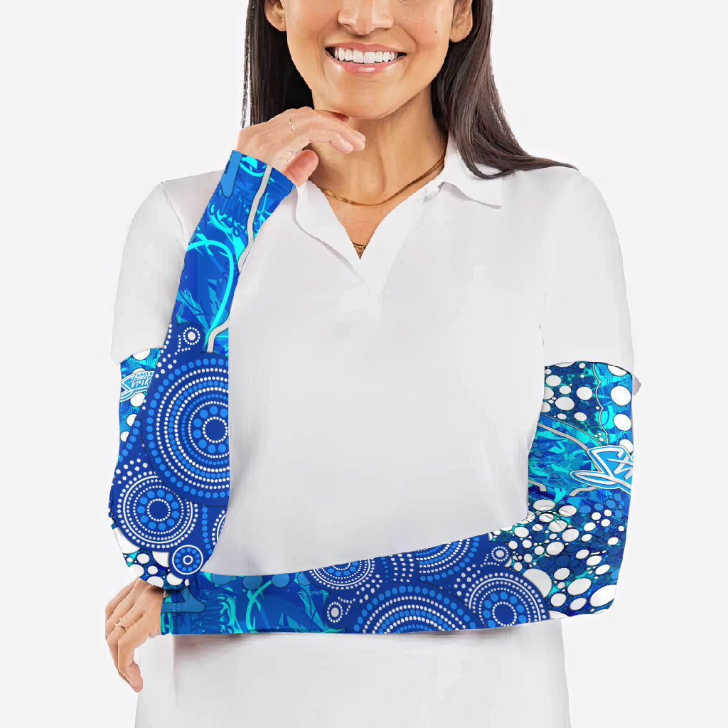 Adelaide Strikers Arm Sleeves Graffiti Urban Aboriginal Dot Abstract Design