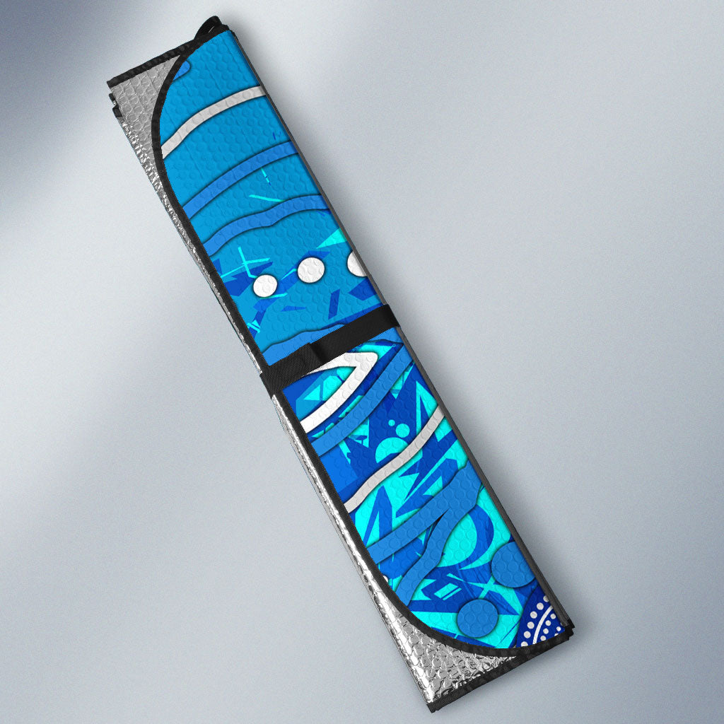 Adelaide Strikers Auto Sun Shade Graffiti Urban Aboriginal Dot Abstract Design