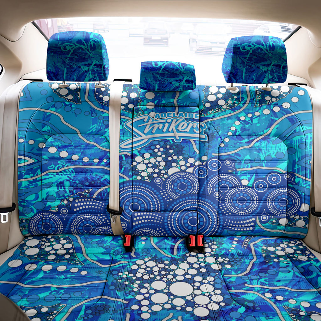 Adelaide Strikers Back Car Seat Cover Graffiti Urban Aboriginal Dot Abstract Design