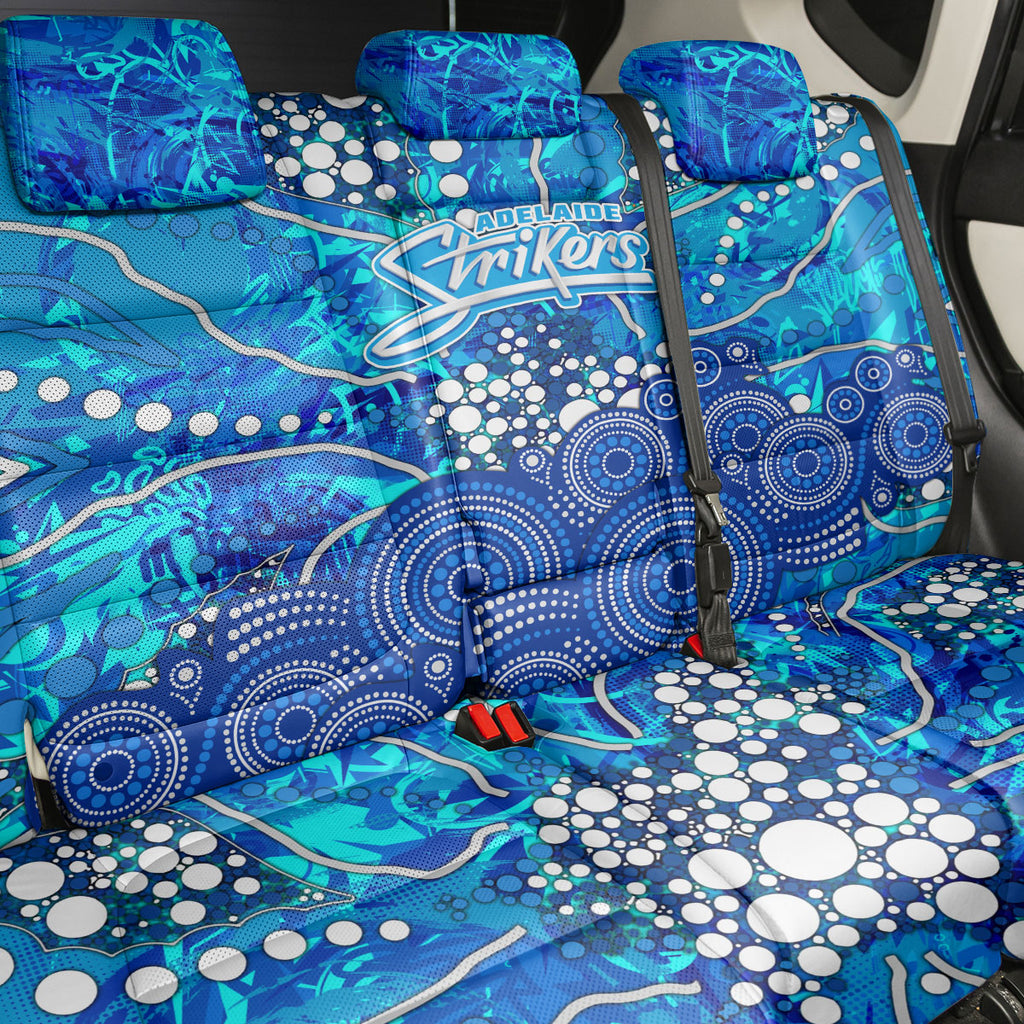 Adelaide Strikers Back Car Seat Cover Graffiti Urban Aboriginal Dot Abstract Design