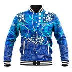 Adelaide Strikers Baseball Jacket Graffiti Urban Aboriginal Dot Abstract Design