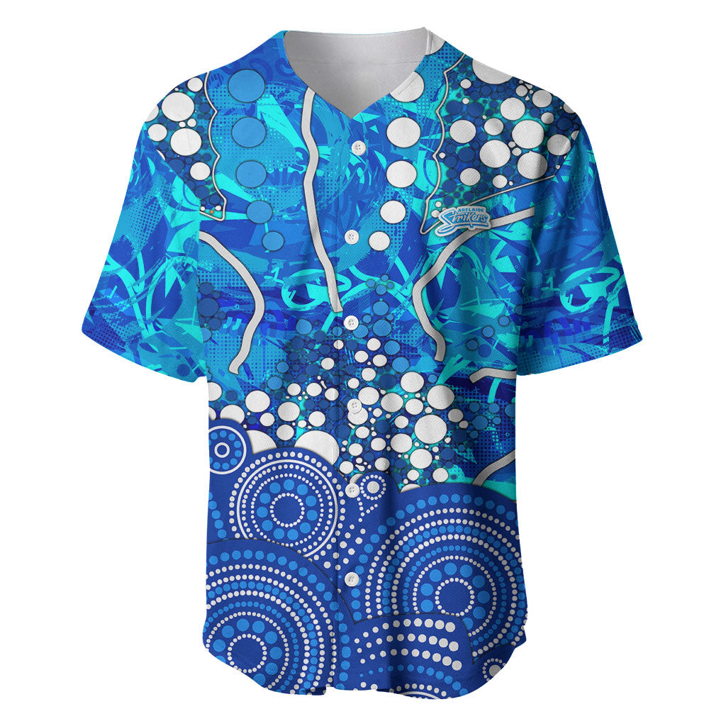 Adelaide Strikers Baseball Jersey Graffiti Urban Aboriginal Dot Abstract Design