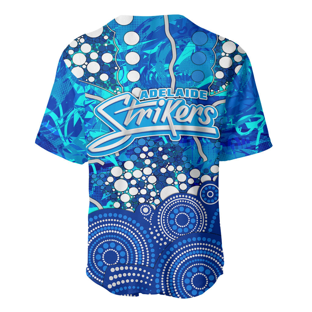 Adelaide Strikers Baseball Jersey Graffiti Urban Aboriginal Dot Abstract Design