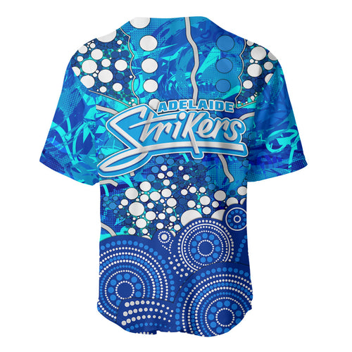 Adelaide Strikers Baseball Jersey Graffiti Urban Aboriginal Dot Abstract Design