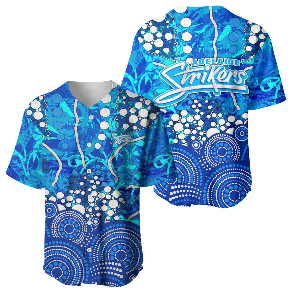 Adelaide Strikers Baseball Jersey Graffiti Urban Aboriginal Dot Abstract Design