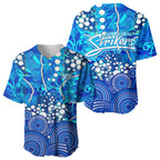 Adelaide Strikers Baseball Jersey Graffiti Urban Aboriginal Dot Abstract Design