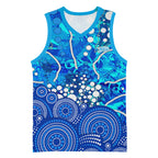 Adelaide Strikers Basketball Jersey Graffiti Urban Aboriginal Dot Abstract Design