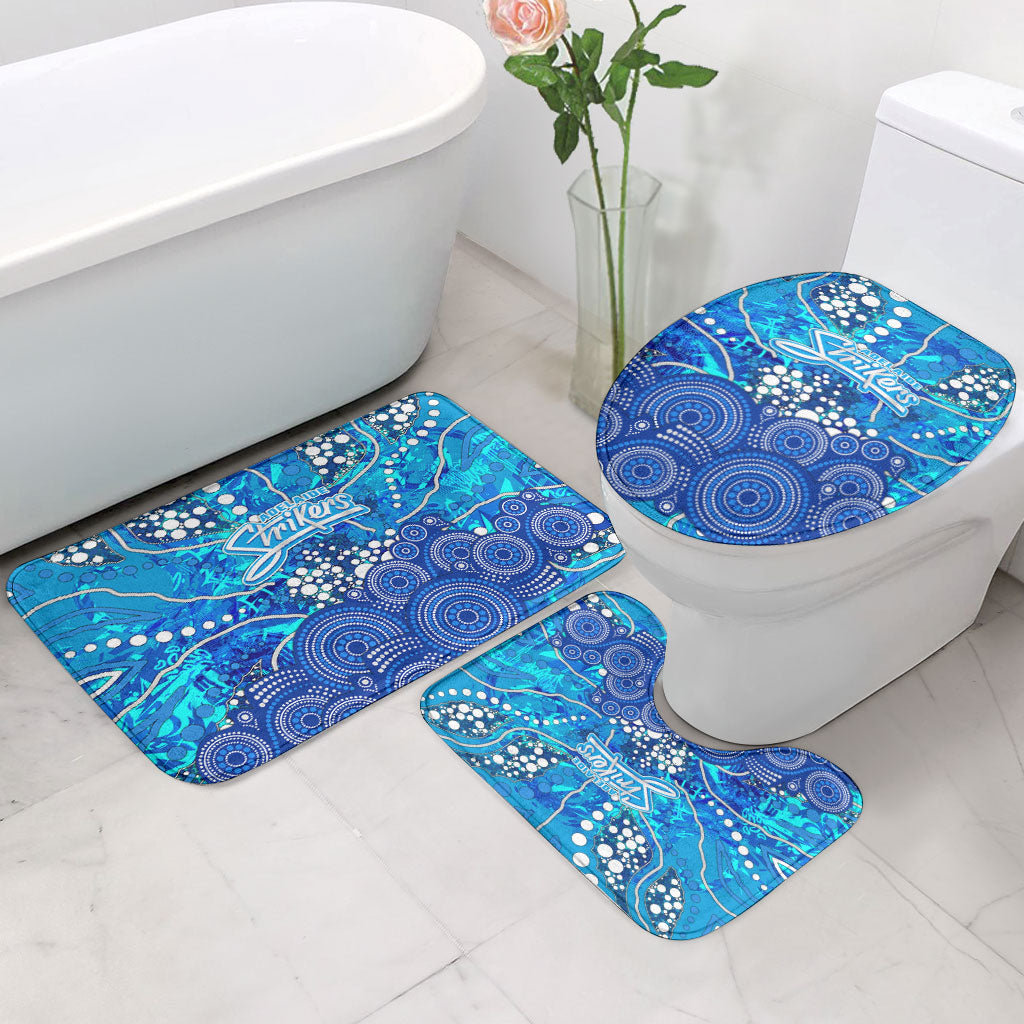 Adelaide Strikers Bathroom Set Graffiti Urban Aboriginal Dot Abstract Design