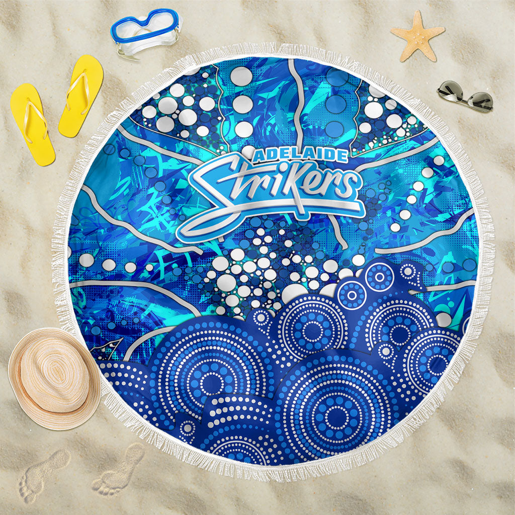 Adelaide Strikers Beach Blanket Graffiti Urban Aboriginal Dot Abstract Design