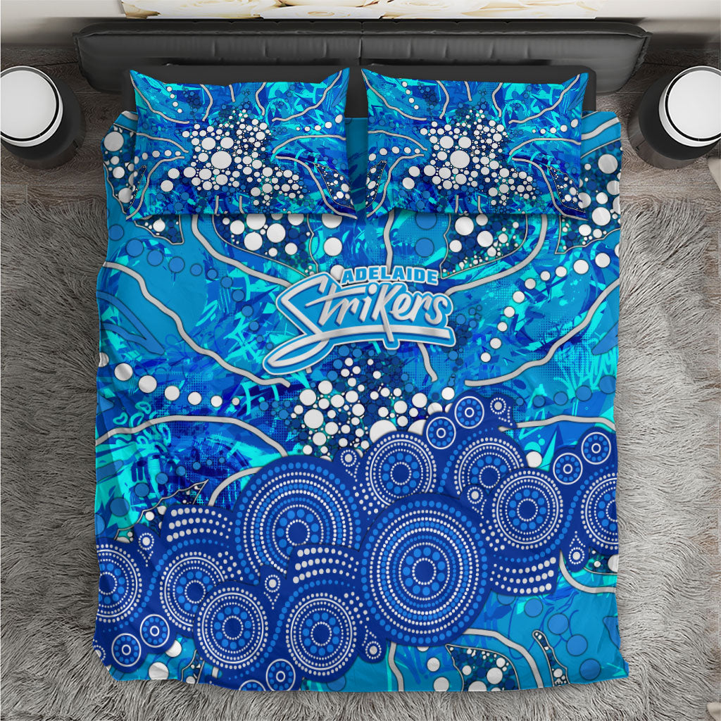 Adelaide Strikers Bedding Set Graffiti Urban Aboriginal Dot Abstract Design
