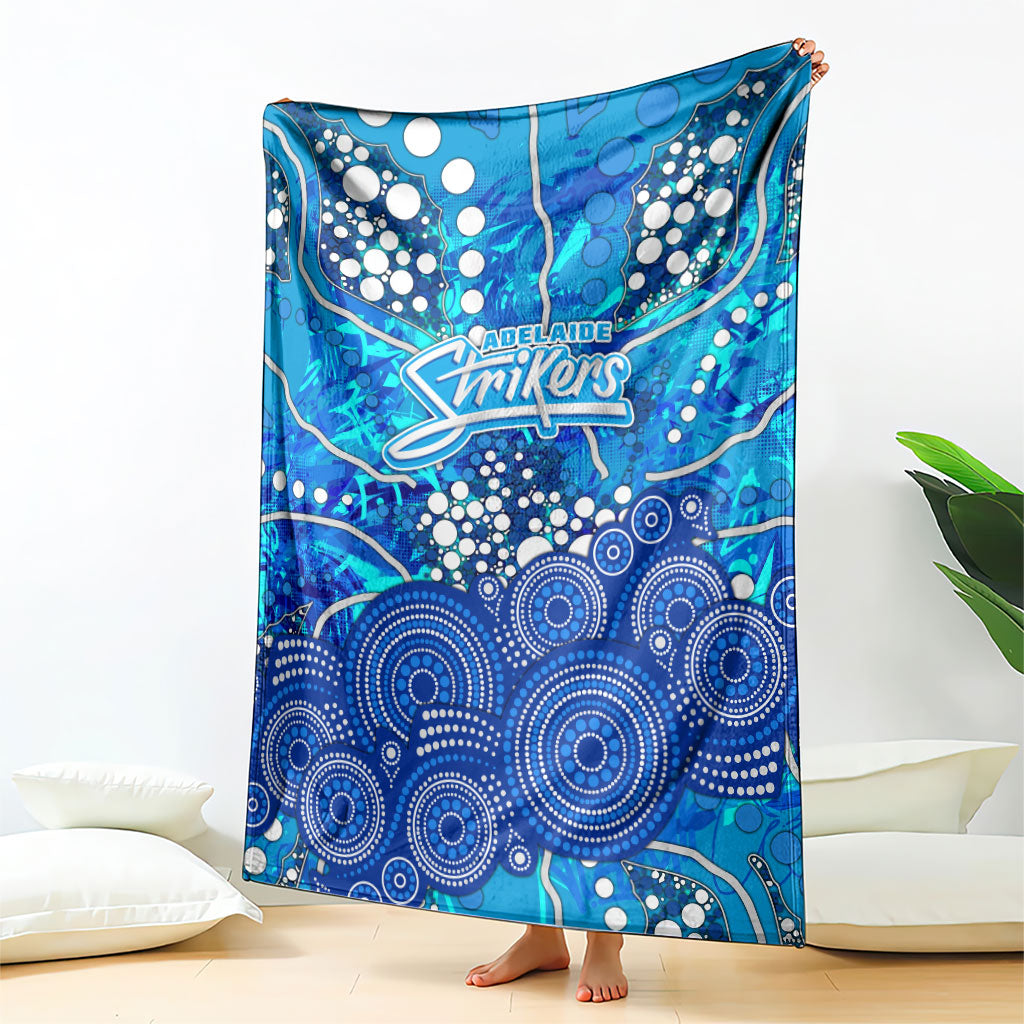 Adelaide Strikers Blanket Graffiti Urban Aboriginal Dot Abstract Design