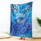 Adelaide Strikers Blanket Graffiti Urban Aboriginal Dot Abstract Design