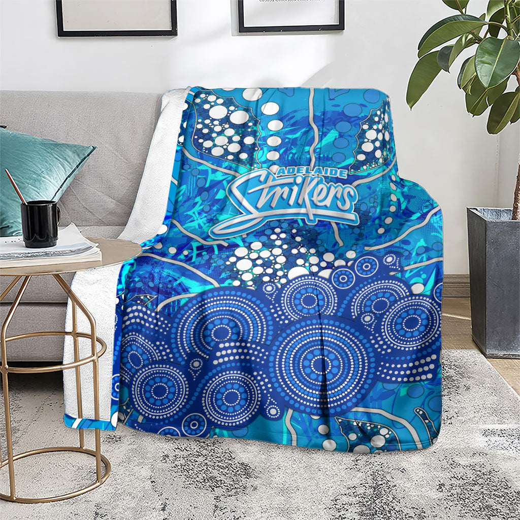 Adelaide Strikers Blanket Graffiti Urban Aboriginal Dot Abstract Design
