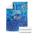 Adelaide Strikers Blanket Graffiti Urban Aboriginal Dot Abstract Design