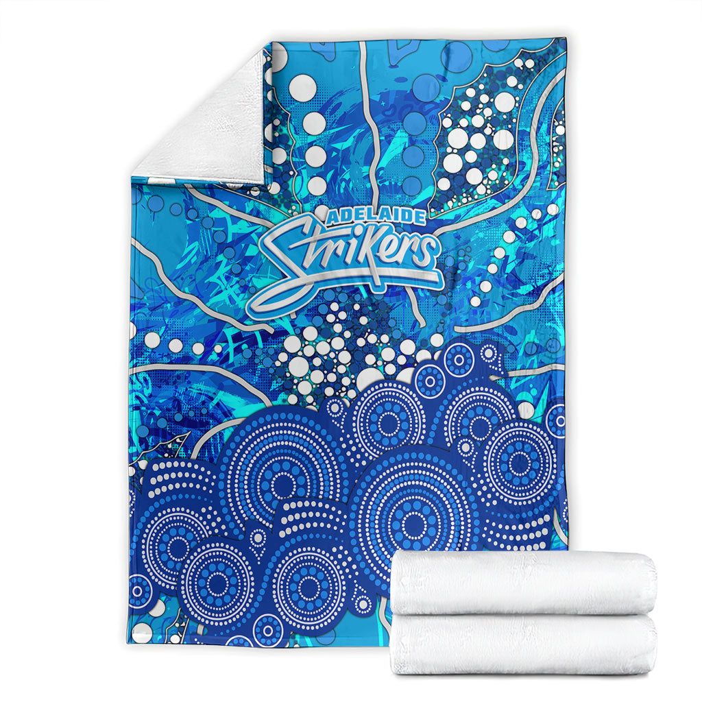 Adelaide Strikers Blanket Graffiti Urban Aboriginal Dot Abstract Design
