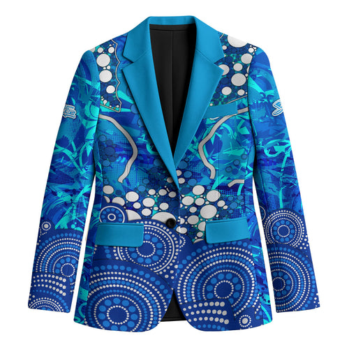 Adelaide Strikers Blazer Graffiti Urban Aboriginal Dot Abstract Design