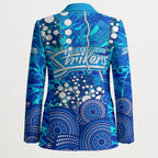Adelaide Strikers Blazer Graffiti Urban Aboriginal Dot Abstract Design