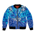 Adelaide Strikers Bomber Jacket Graffiti Urban Aboriginal Dot Abstract Design