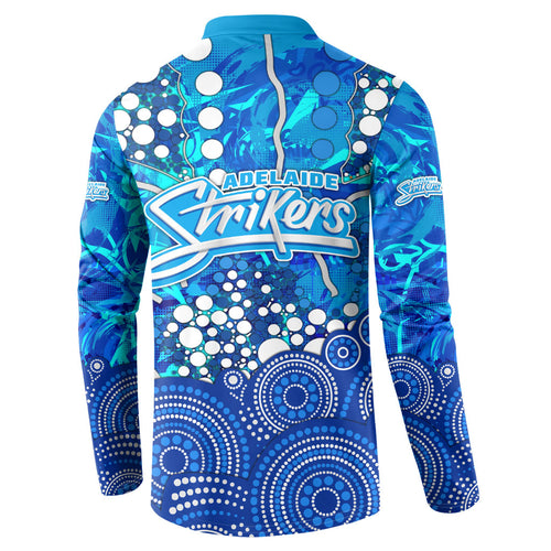 Adelaide Strikers Button Sweatshirt Graffiti Urban Aboriginal Dot Abstract Design