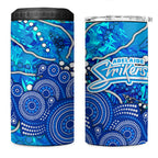 Adelaide Strikers 4 in 1 Can Cooler Tumbler Graffiti Urban Aboriginal Dot Abstract Design