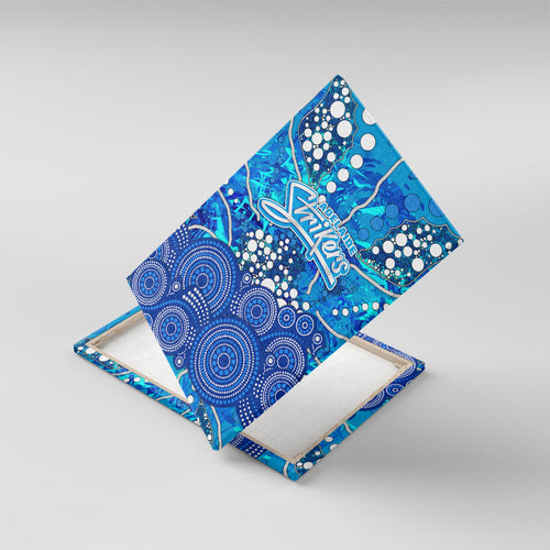 Adelaide Strikers Canvas Wall Art Graffiti Urban Aboriginal Dot Abstract Design