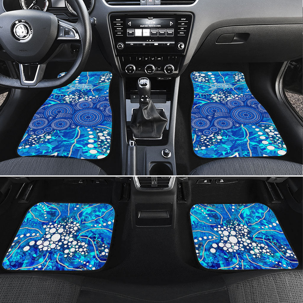 Adelaide Strikers Car Mats Graffiti Urban Aboriginal Dot Abstract Design