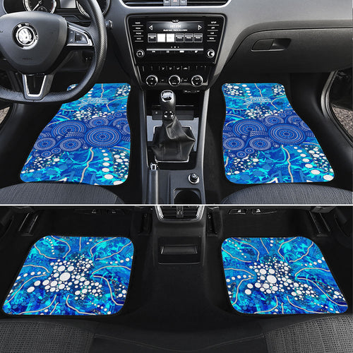 Adelaide Strikers Car Mats Graffiti Urban Aboriginal Dot Abstract Design