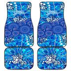 Adelaide Strikers Car Mats Graffiti Urban Aboriginal Dot Abstract Design