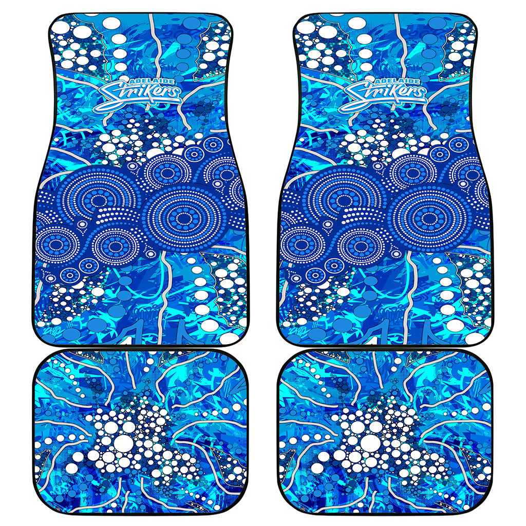 Adelaide Strikers Car Mats Graffiti Urban Aboriginal Dot Abstract Design