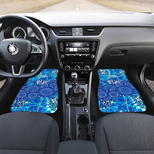 Adelaide Strikers Car Mats Graffiti Urban Aboriginal Dot Abstract Design