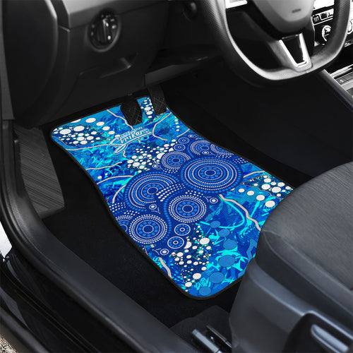 Adelaide Strikers Car Mats Graffiti Urban Aboriginal Dot Abstract Design