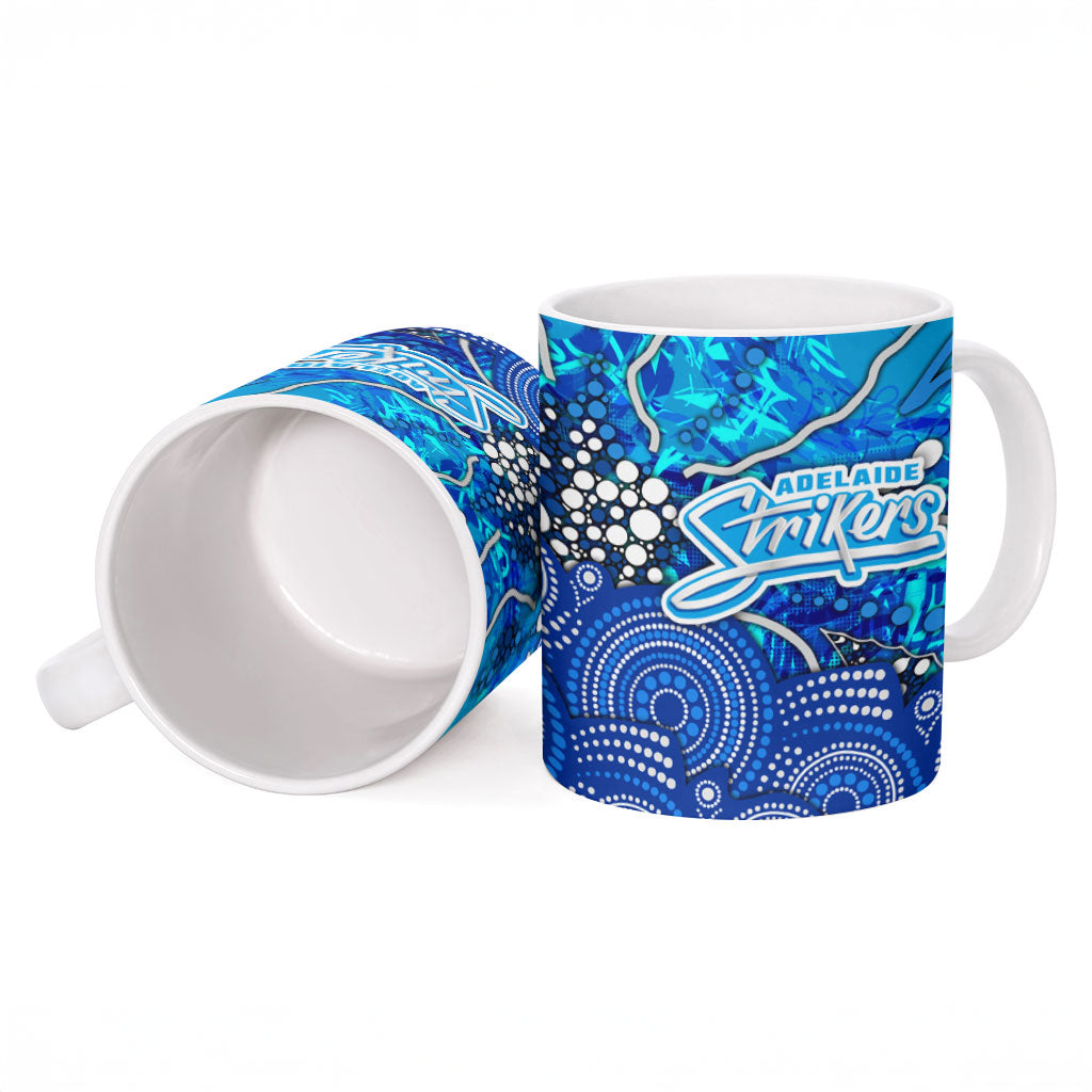 Adelaide Strikers Ceramic Mug Graffiti Urban Aboriginal Dot Abstract Design