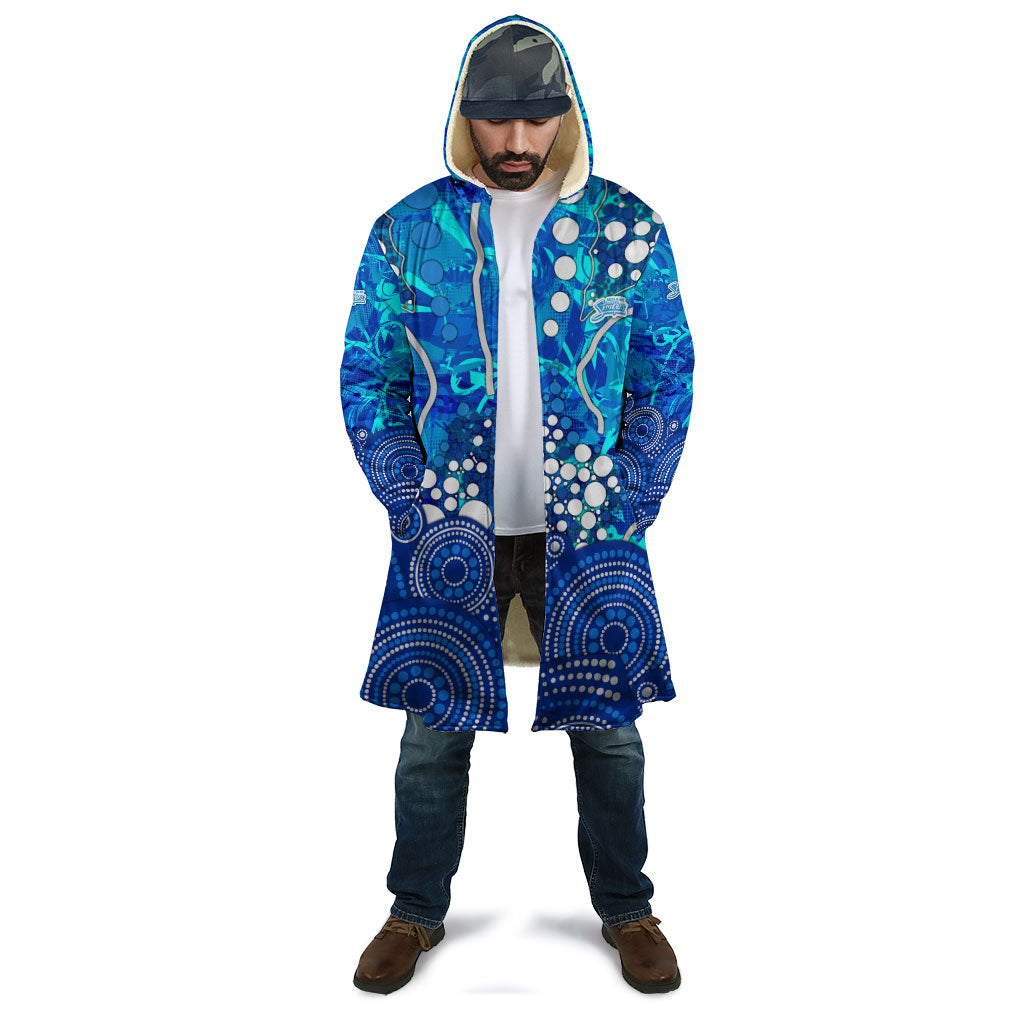 Adelaide Strikers Cloak Graffiti Urban Aboriginal Dot Abstract Design