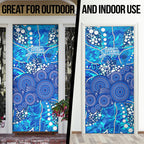 Adelaide Strikers Door Cover Graffiti Urban Aboriginal Dot Abstract Design