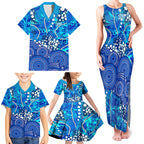 Adelaide Strikers Family Matching Tank Maxi Dress and Hawaiian Shirt Graffiti Urban Aboriginal Dot Abstract Design
