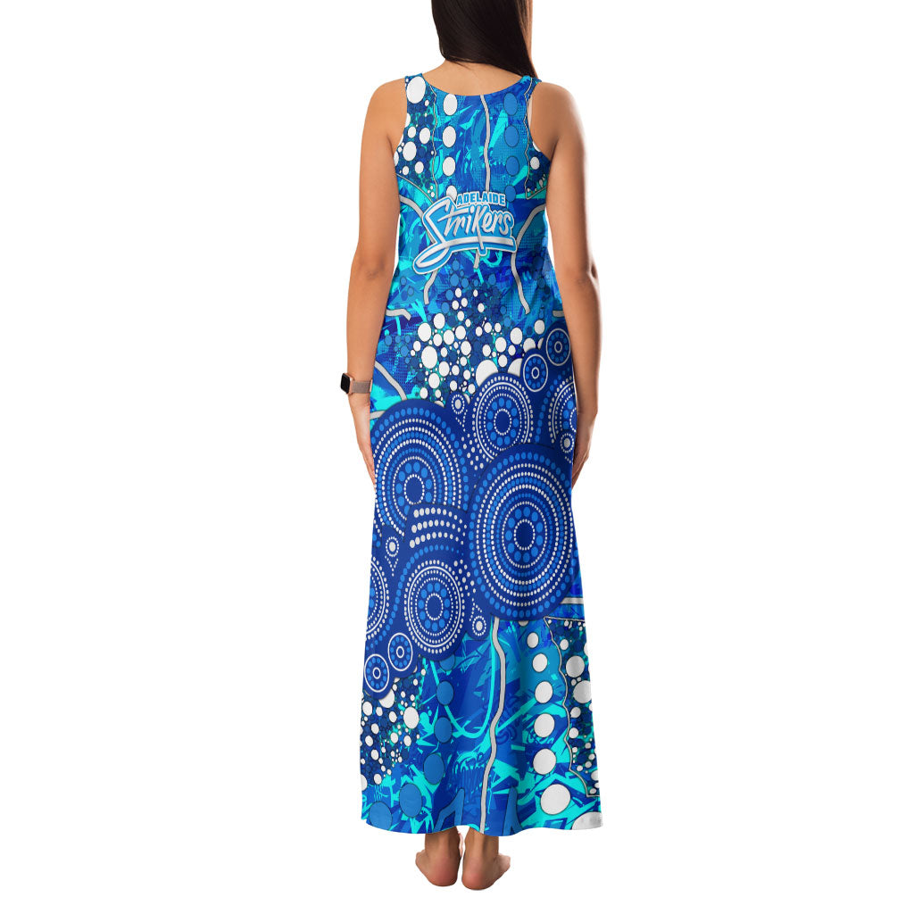Adelaide Strikers Family Matching Tank Maxi Dress and Hawaiian Shirt Graffiti Urban Aboriginal Dot Abstract Design