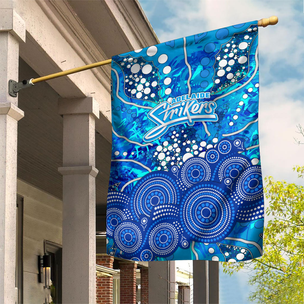 Adelaide Strikers Garden Flag Graffiti Urban Aboriginal Dot Abstract Design
