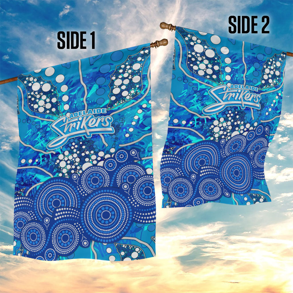 Adelaide Strikers Garden Flag Graffiti Urban Aboriginal Dot Abstract Design