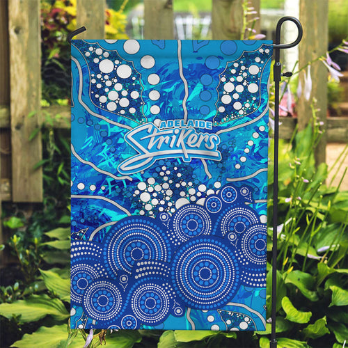 Adelaide Strikers Garden Flag Graffiti Urban Aboriginal Dot Abstract Design