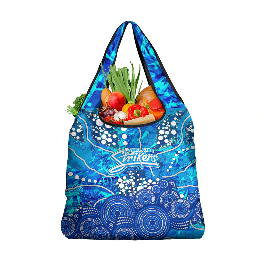 Adelaide Strikers Grocery Bag Graffiti Urban Aboriginal Dot Abstract Design