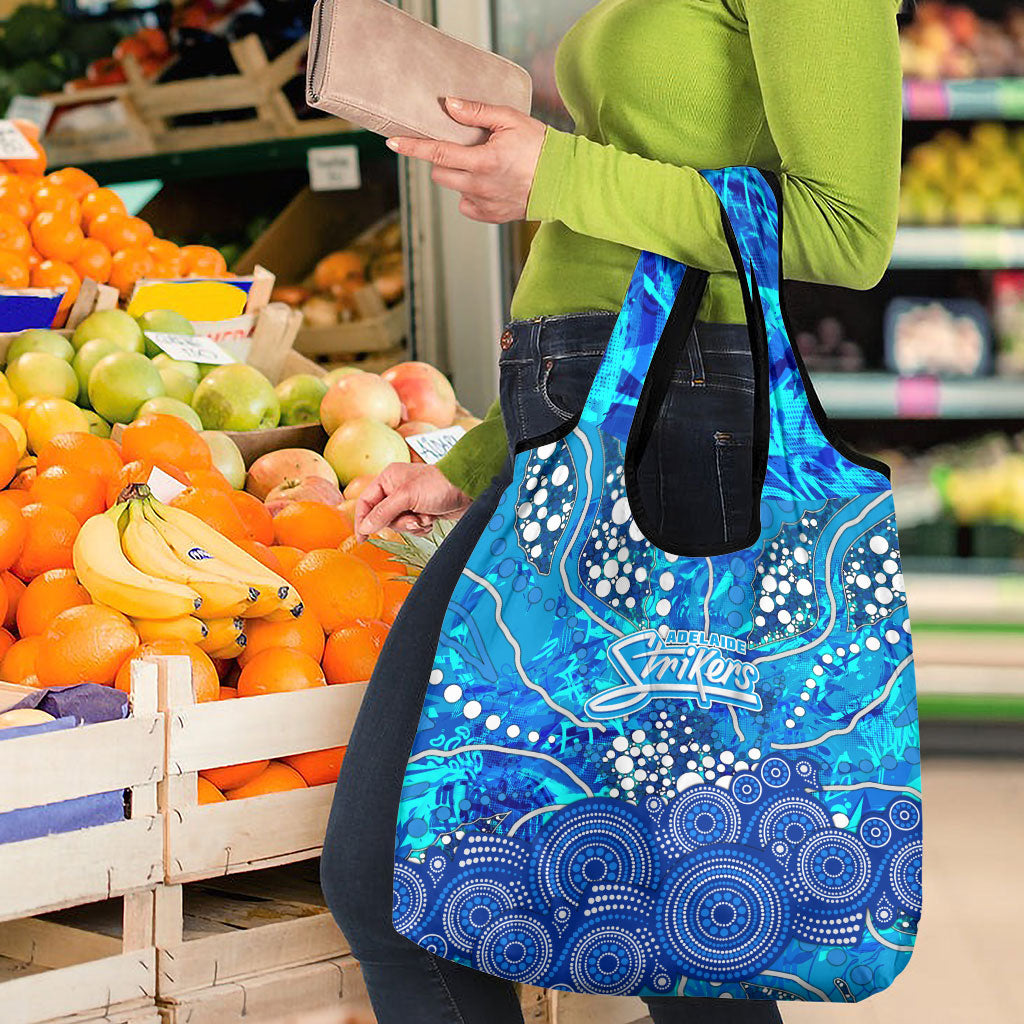 Adelaide Strikers Grocery Bag Graffiti Urban Aboriginal Dot Abstract Design