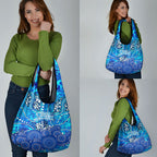Adelaide Strikers Grocery Bag Graffiti Urban Aboriginal Dot Abstract Design