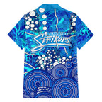 Adelaide Strikers Hawaiian Shirt Graffiti Urban Aboriginal Dot Abstract Design