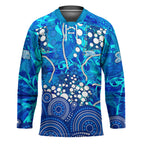 Adelaide Strikers Hockey Jersey Graffiti Urban Aboriginal Dot Abstract Design