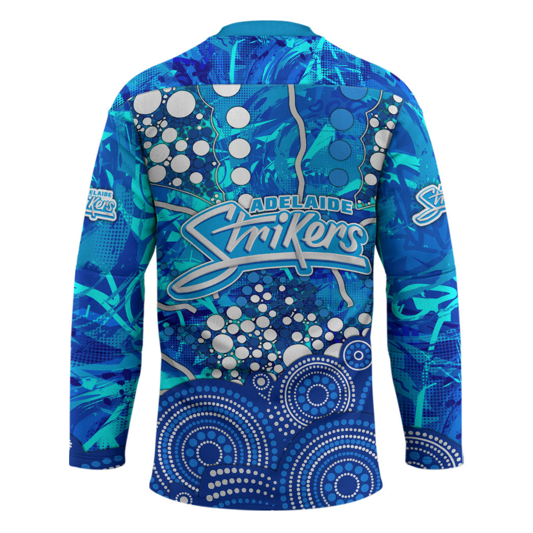Adelaide Strikers Hockey Jersey Graffiti Urban Aboriginal Dot Abstract Design