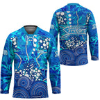 Adelaide Strikers Hockey Jersey Graffiti Urban Aboriginal Dot Abstract Design