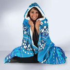 Adelaide Strikers Hooded Blanket Graffiti Urban Aboriginal Dot Abstract Design