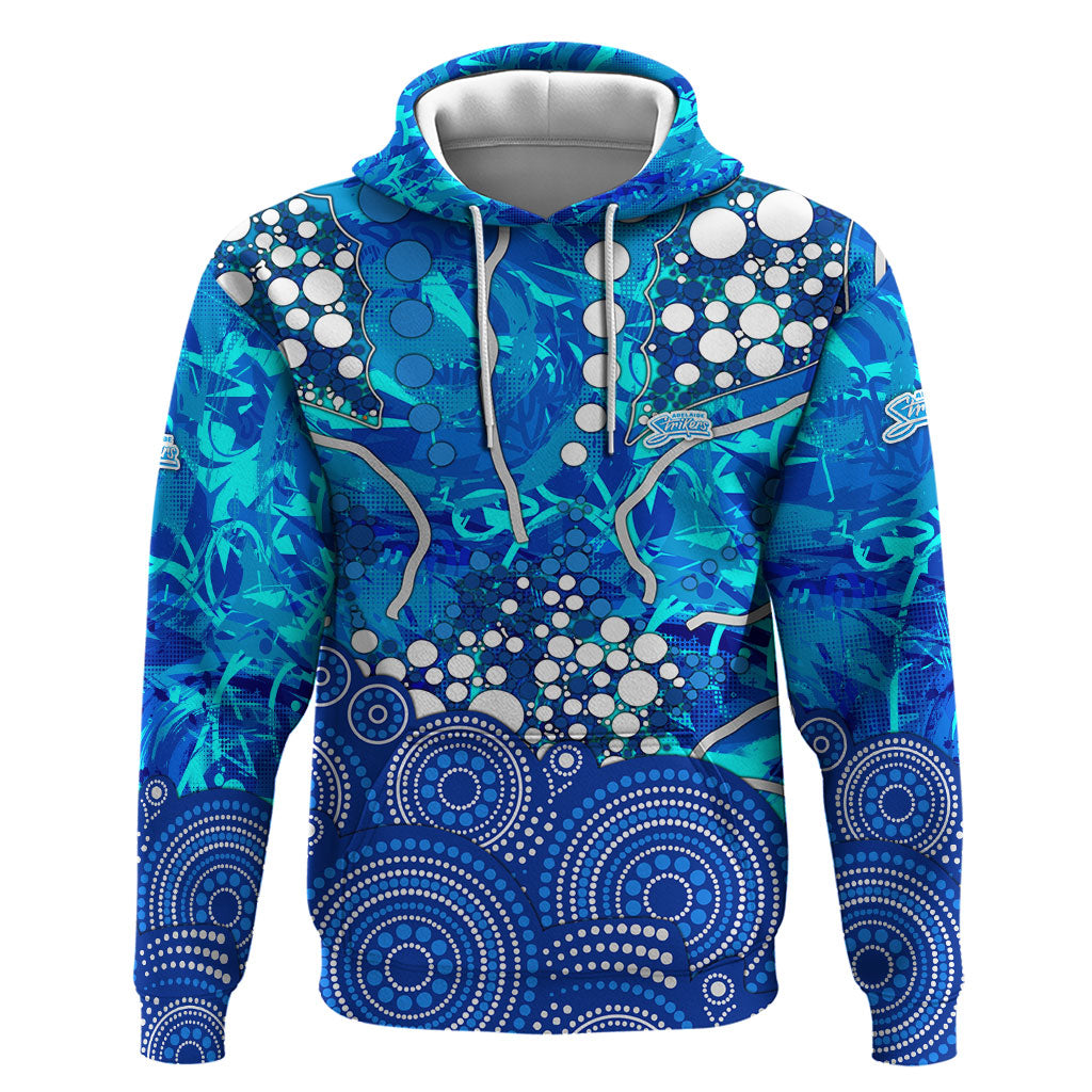 Adelaide Strikers Hoodie Graffiti Urban Aboriginal Dot Abstract Design