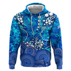 Adelaide Strikers Hoodie Graffiti Urban Aboriginal Dot Abstract Design
