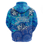 Adelaide Strikers Hoodie Graffiti Urban Aboriginal Dot Abstract Design